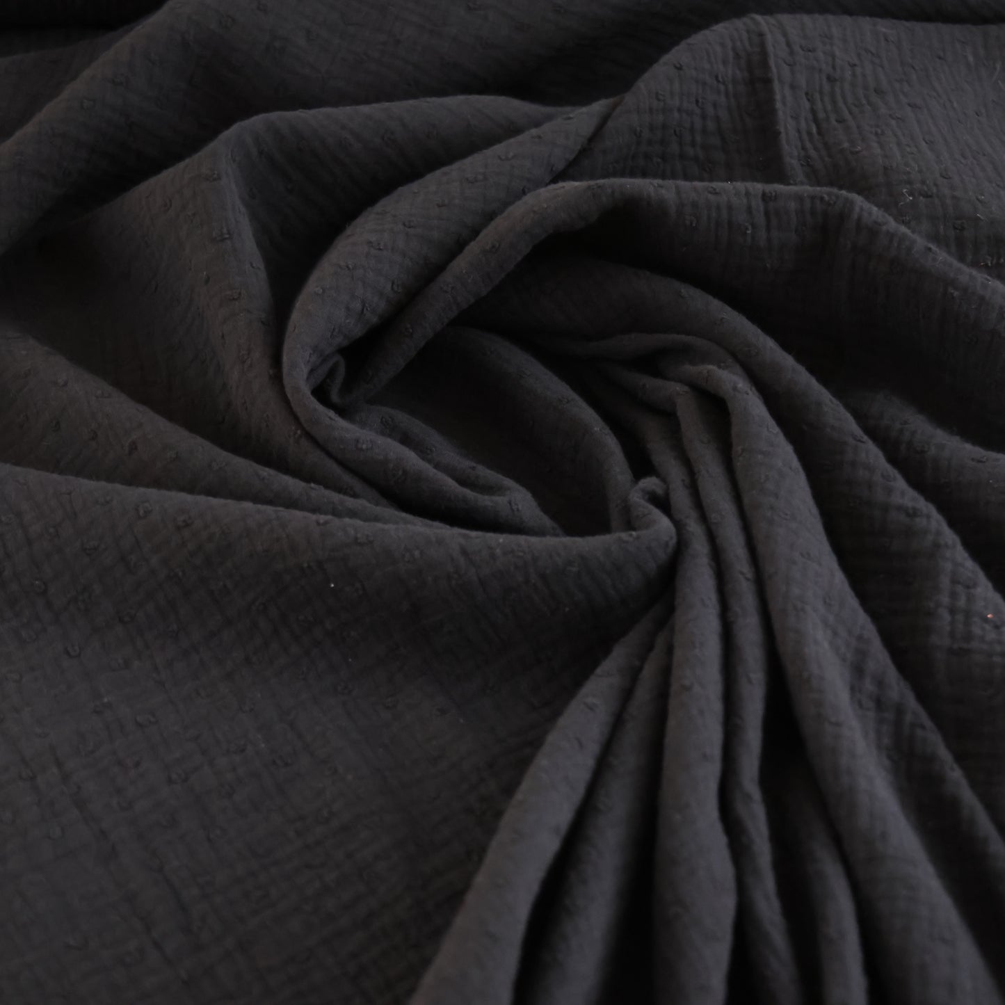 Lin viscose noir LV006