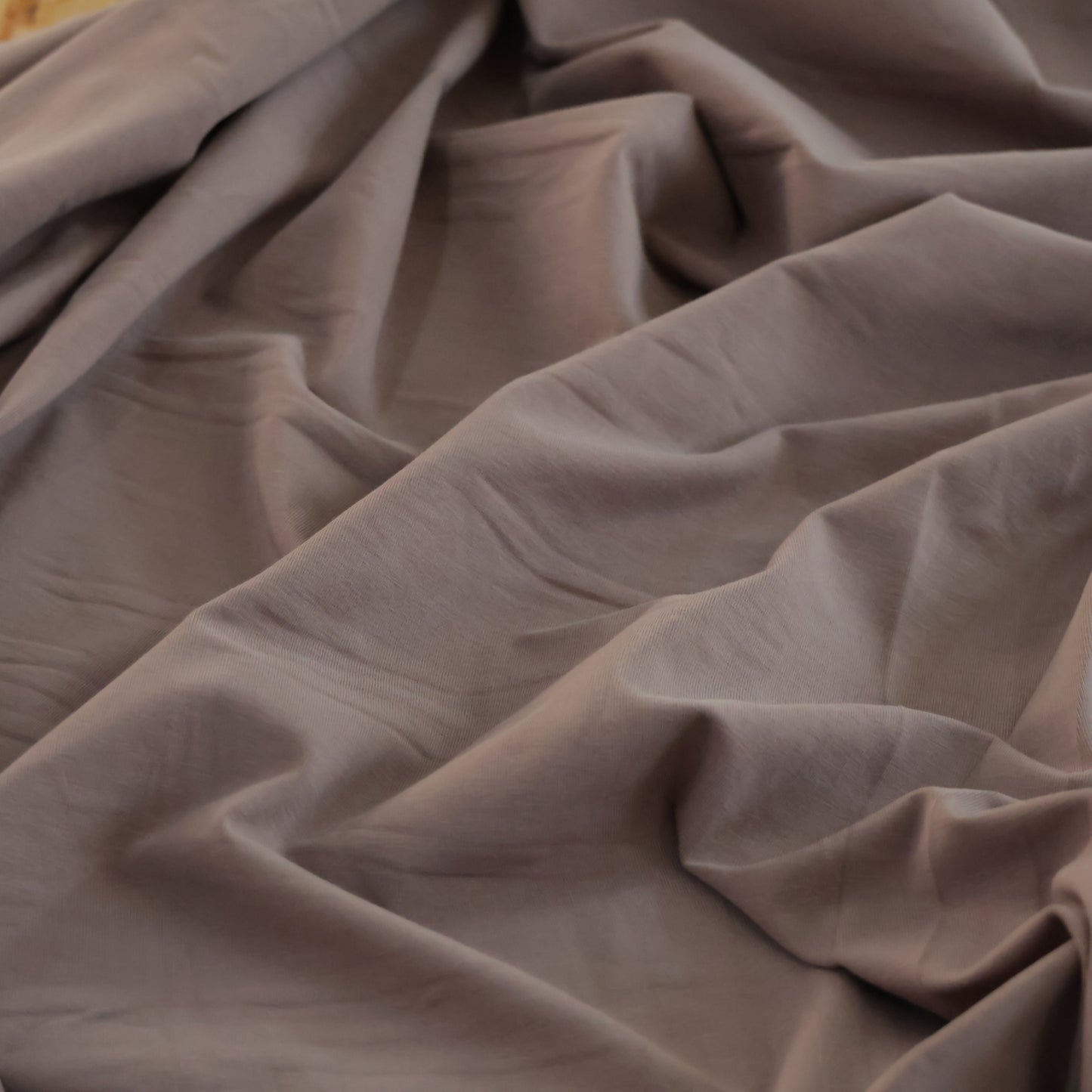 Jersey uni taupe foncé
