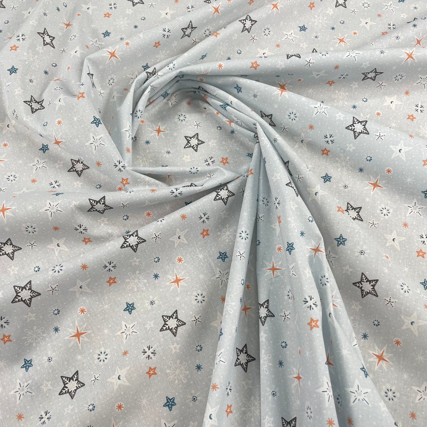 Coton glaciale bleu