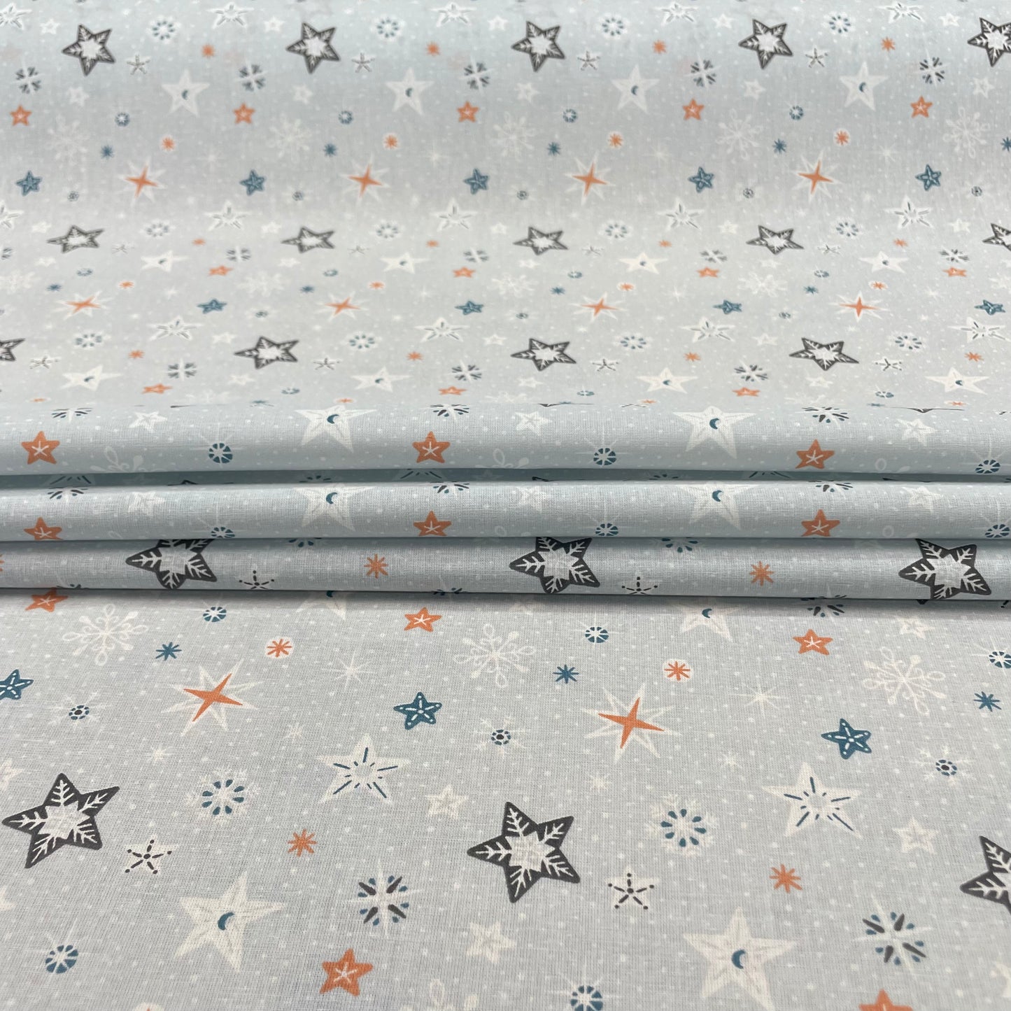 Coton glaciale bleu