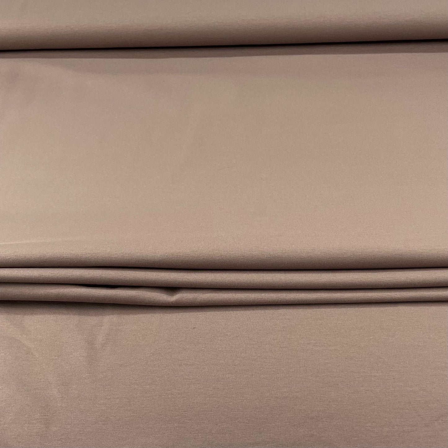 Jersey uni taupe foncé