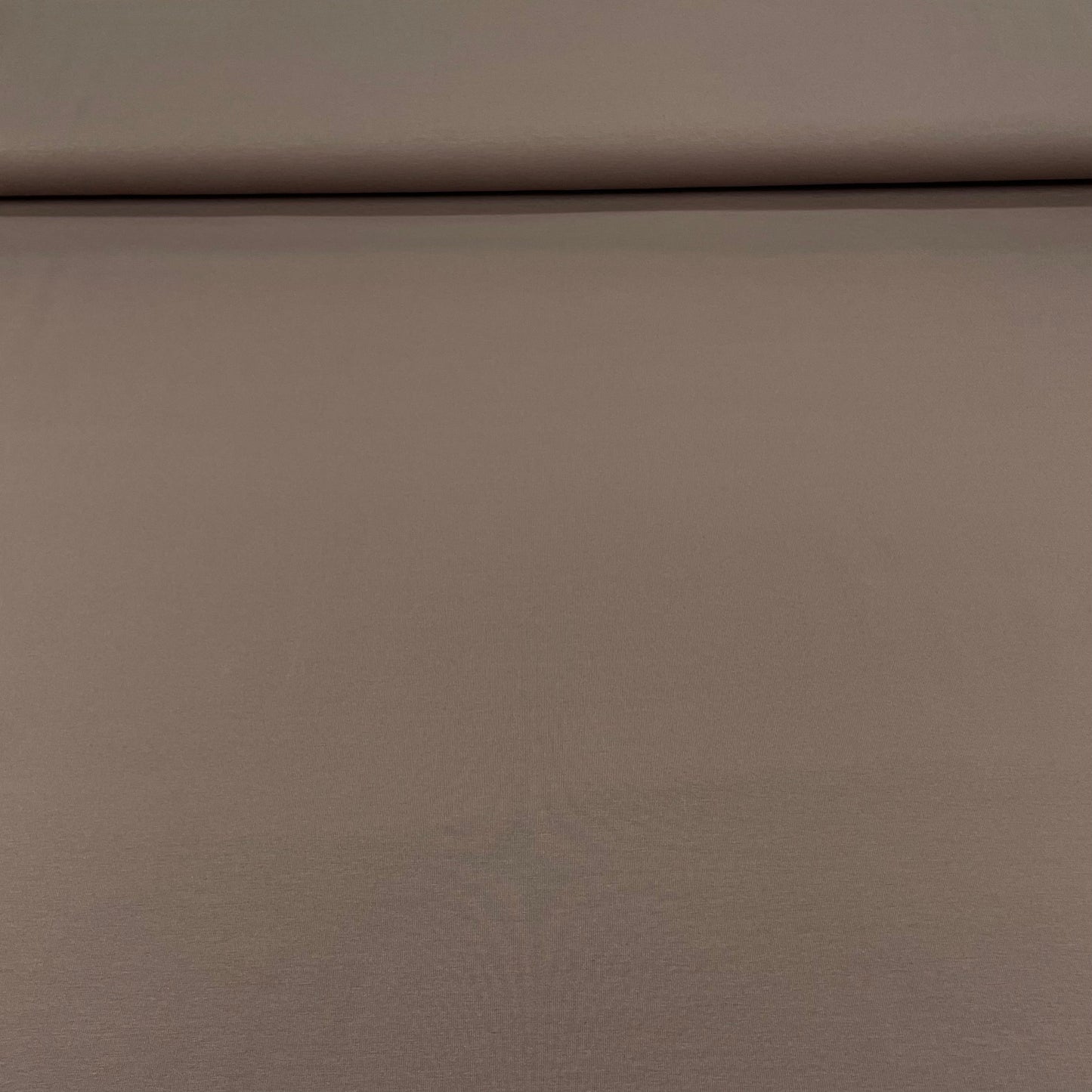 Jersey uni taupe foncé