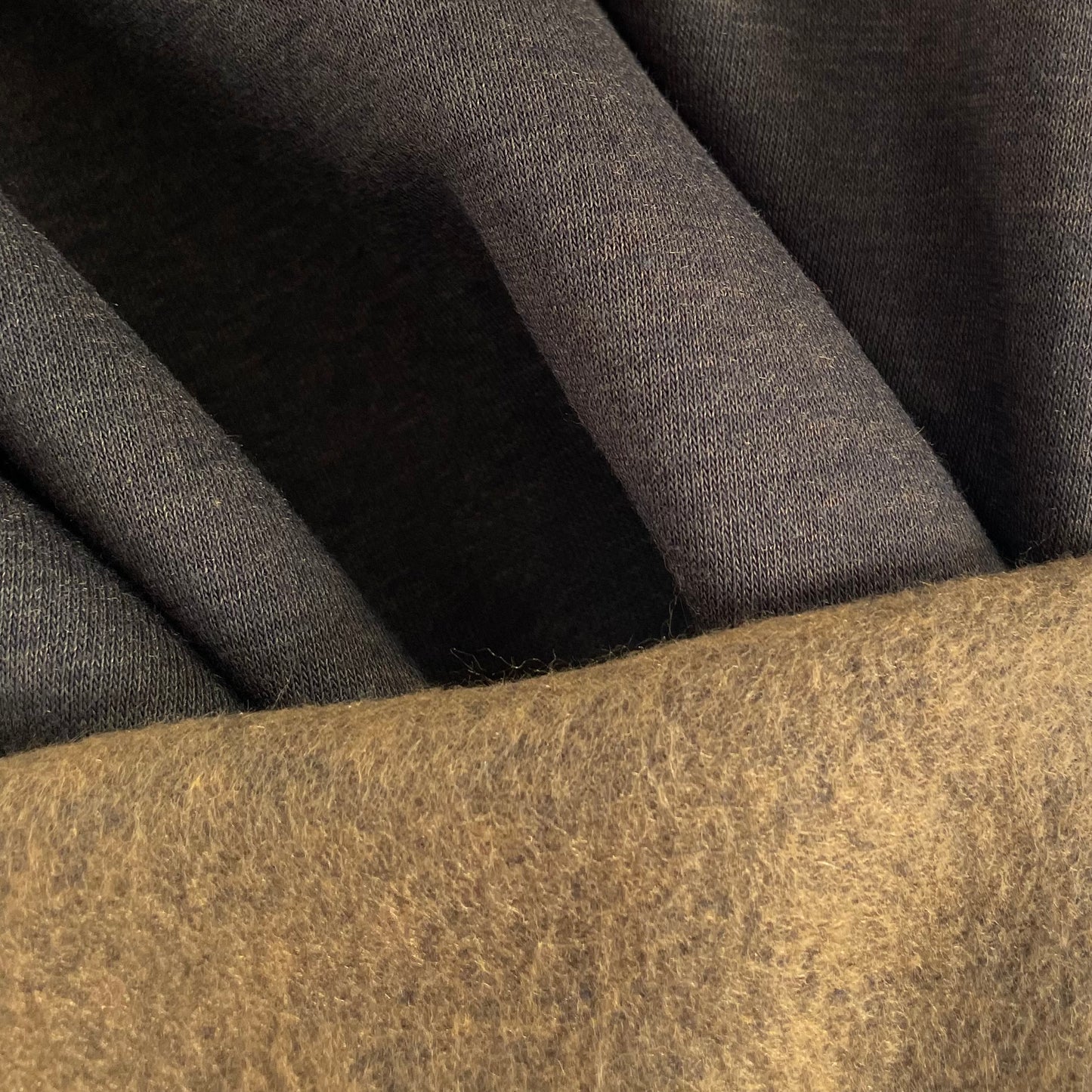 Sweat chiné marron