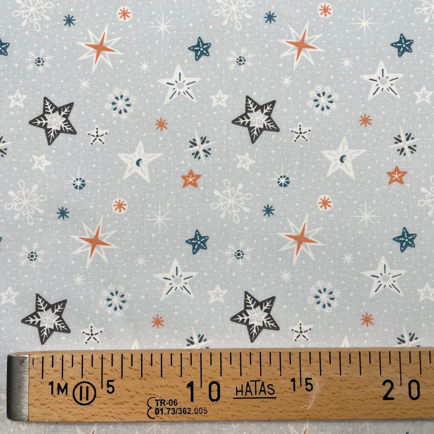 Coton glaciale bleu