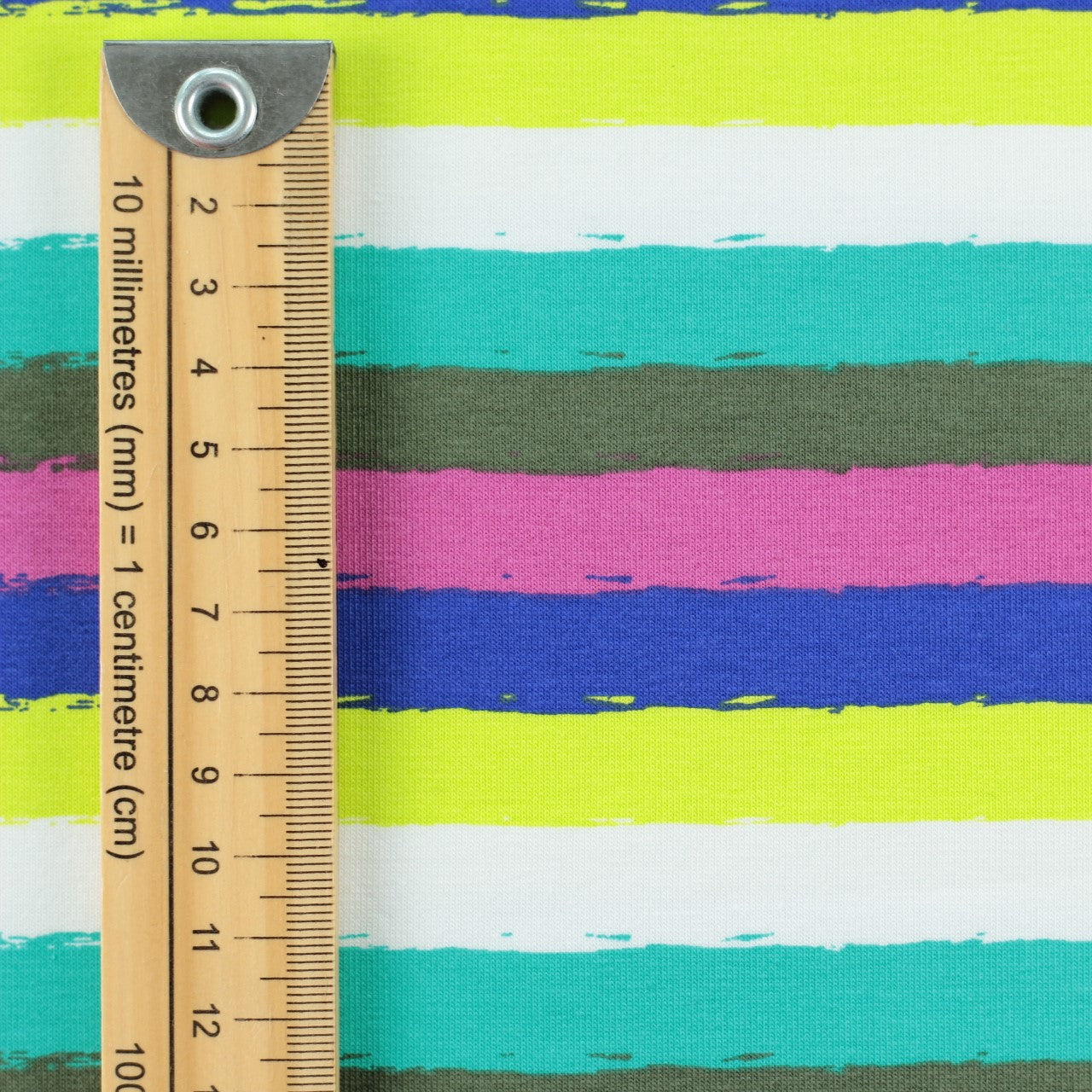 Jersey imprimé rayure multicolor