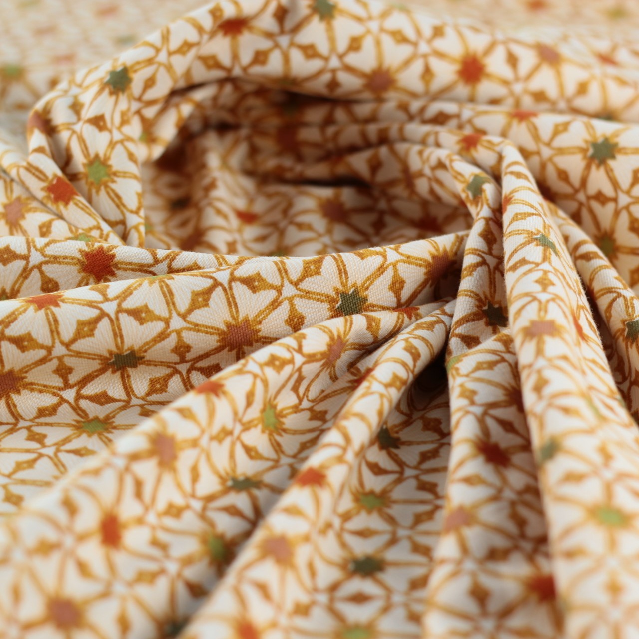 Jersey imprimé orange Etoile