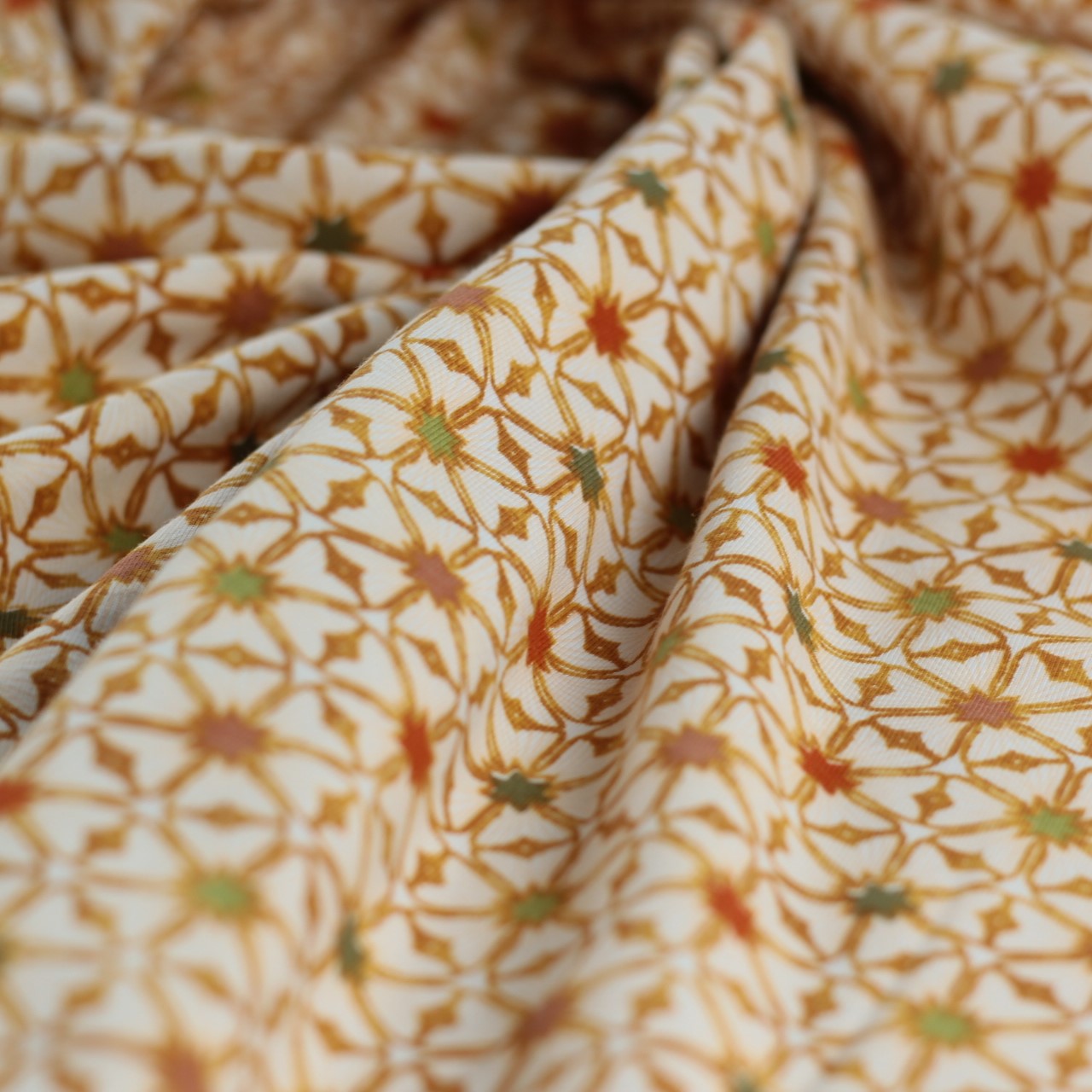 Jersey imprimé orange Etoile
