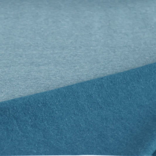 Sweat chiné bleu jean