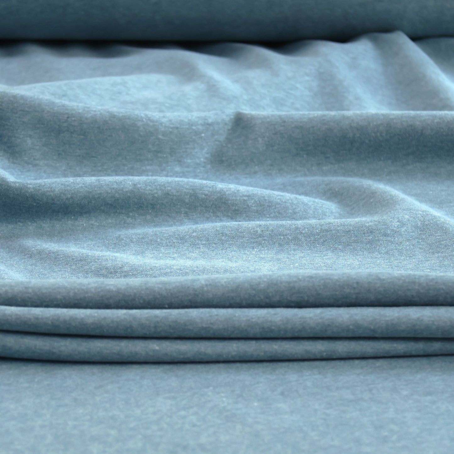 Sweat chiné bleu jean