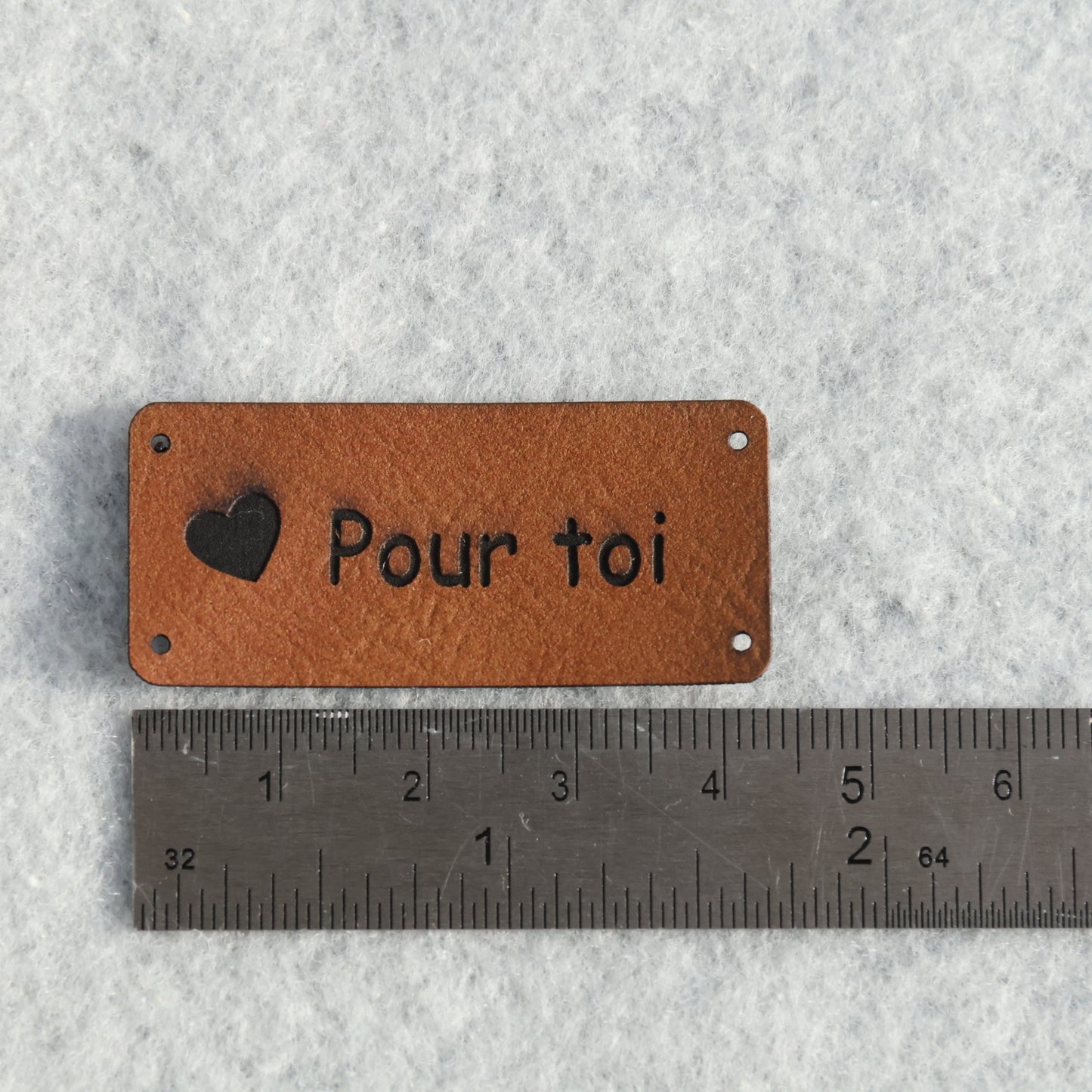 Etiquette " Pour toi "