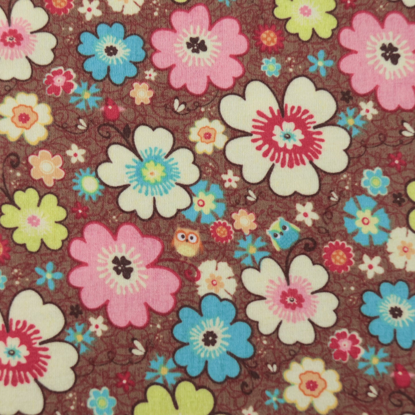 Jersey imprimé fleuri  vintage