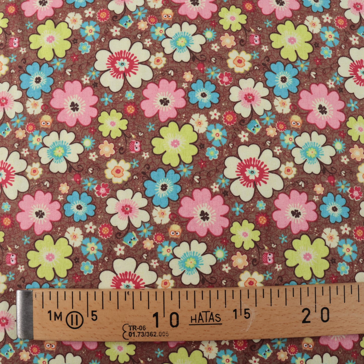 Jersey imprimé fleuri  vintage