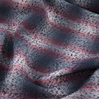 Lainage bleu et rouge