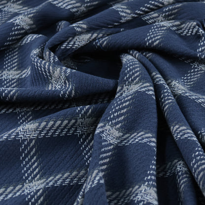 coton natté bleu marine