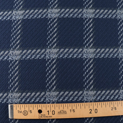 coton natté bleu marine