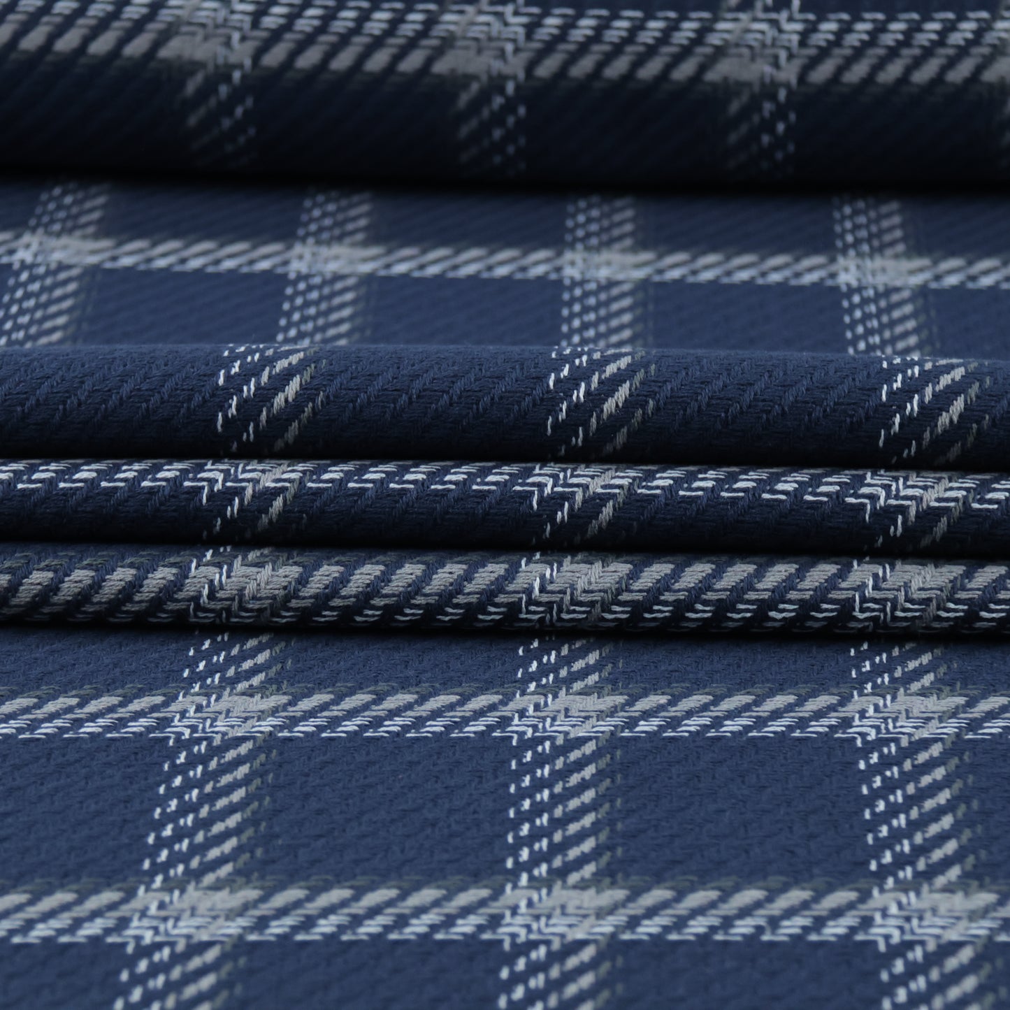 coton natté bleu marine