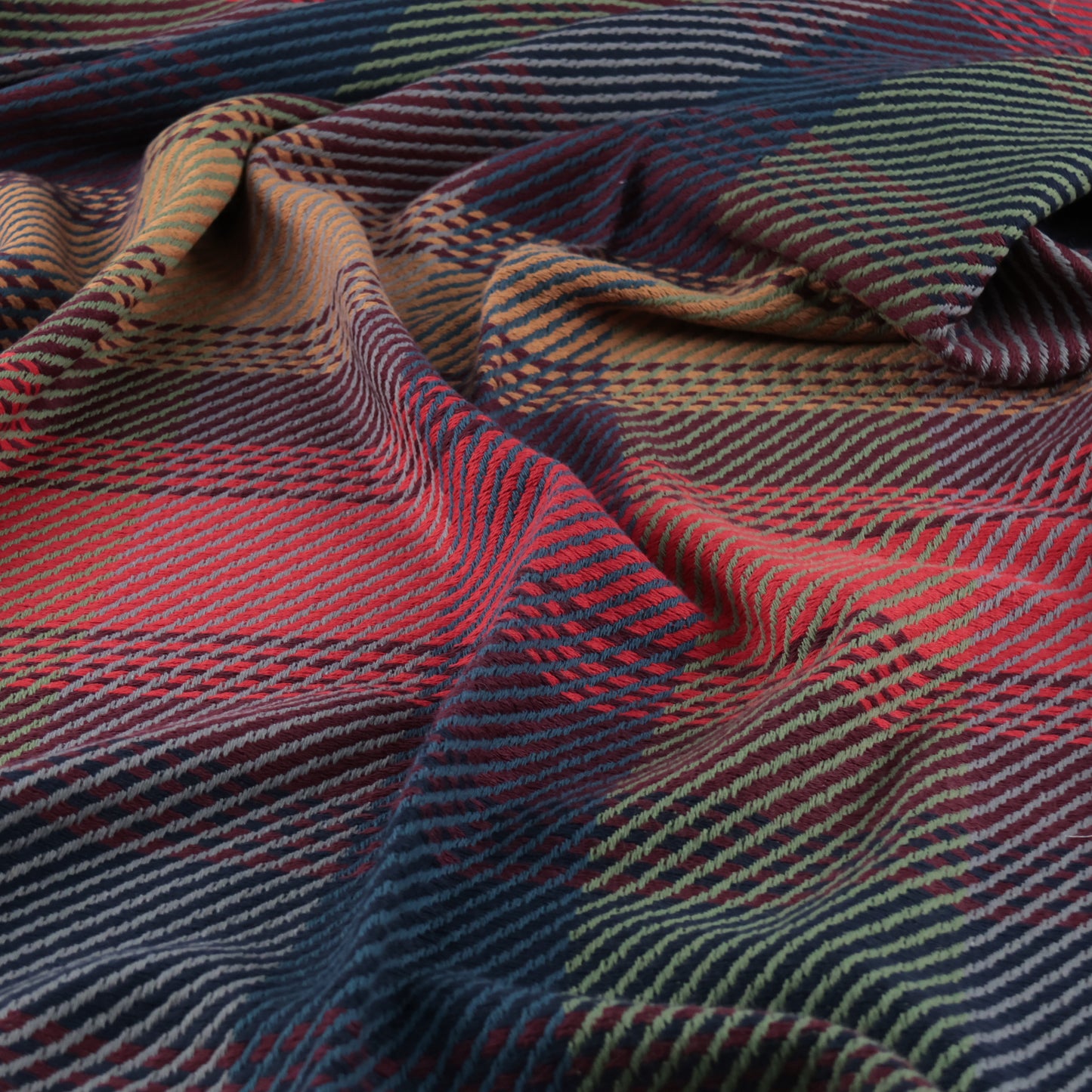 coton natté multicolor