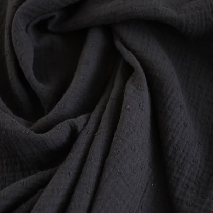Lin viscose noir LV006