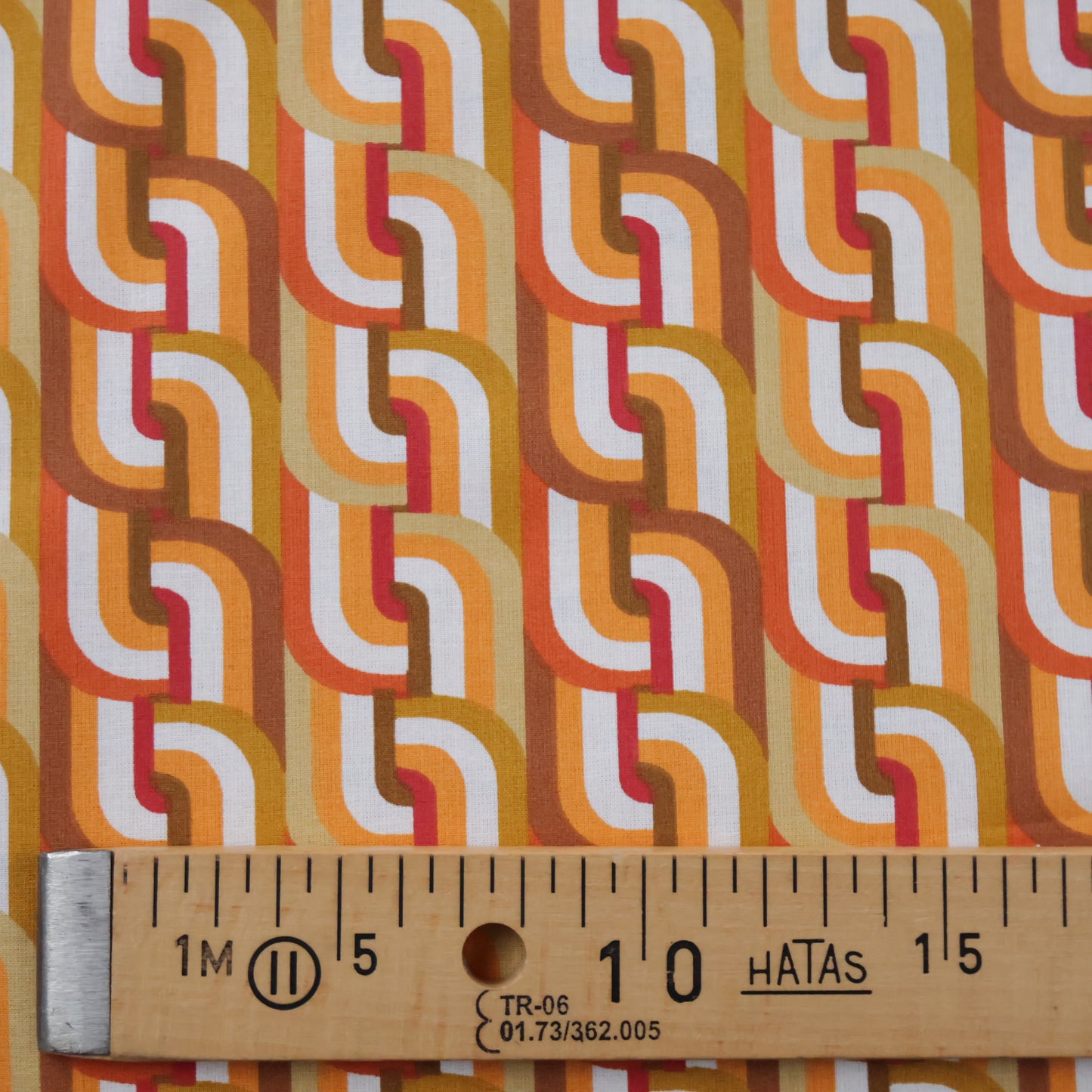 Coton rétro Orange des années 70
