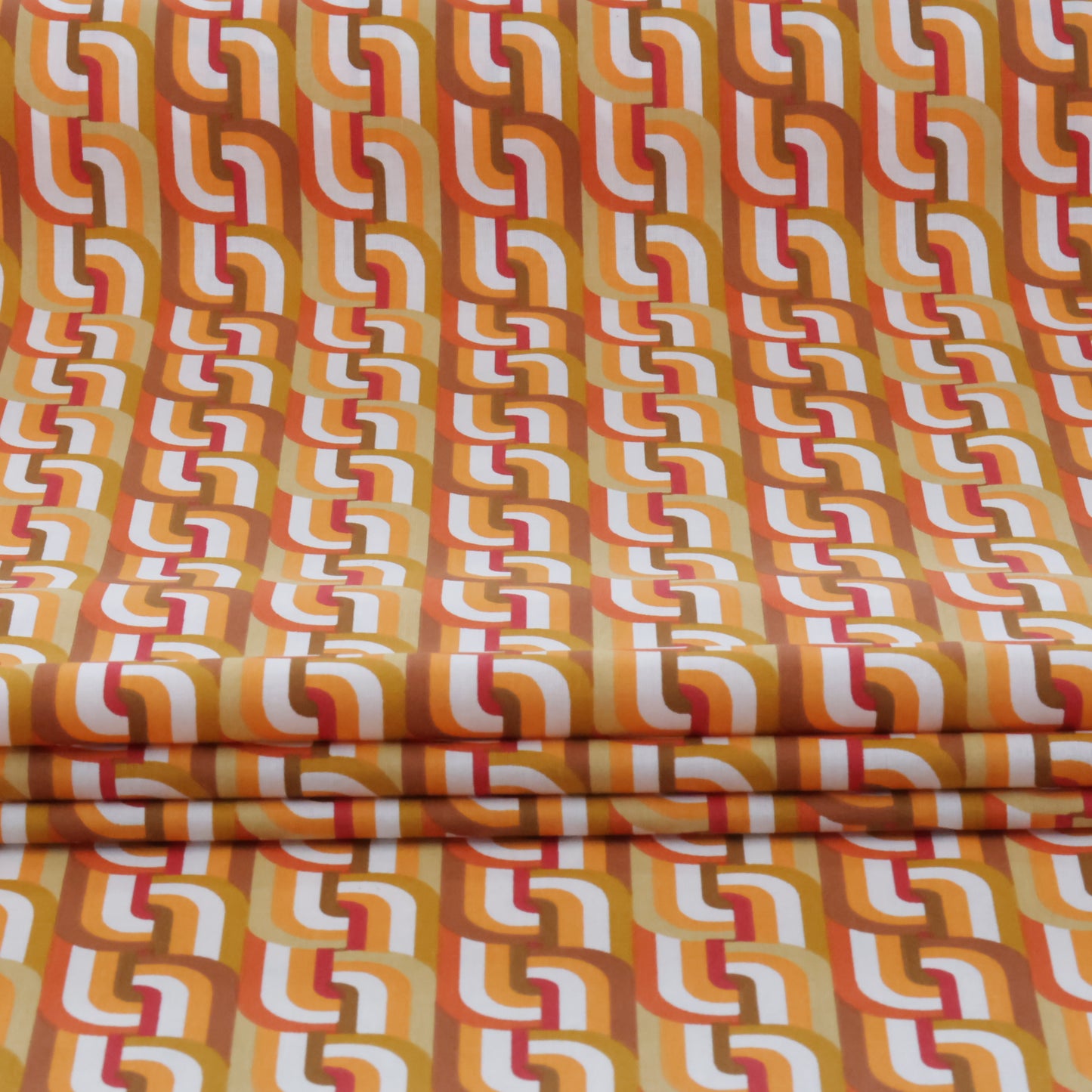 Coton rétro Orange des années 70