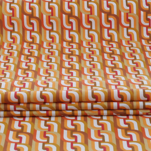 Coton rétro Orange des années 70