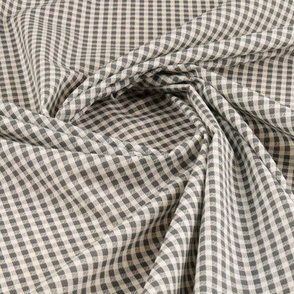 Coton Vichy gris