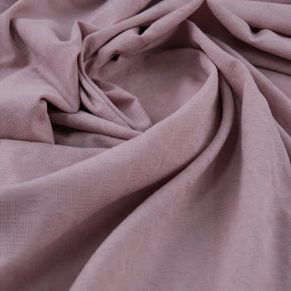 Popeline jacquard rose