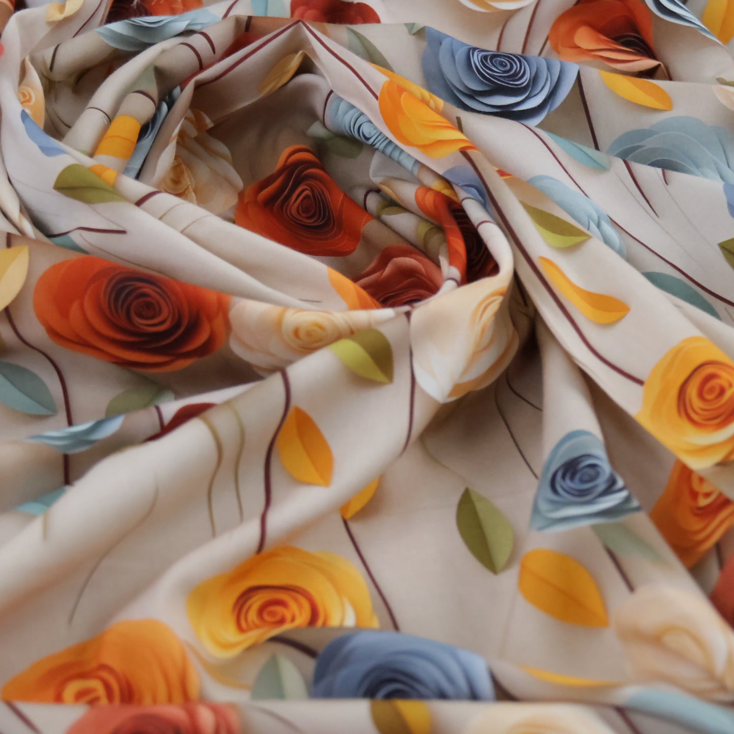 Viscose Les fleurs