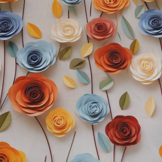 Viscose Les fleurs