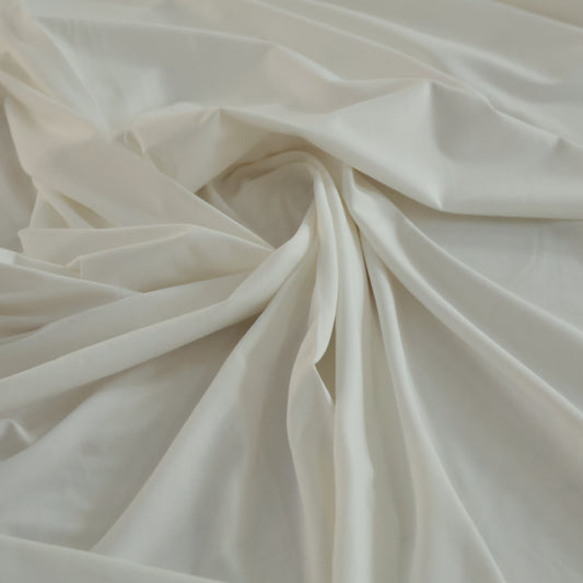 Jersey uni blanc cassé