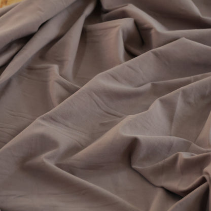Jersey uni taupe foncé