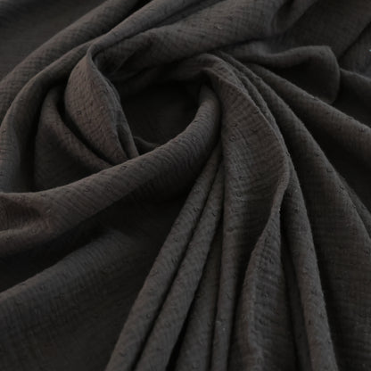 Double gaze plumetis noir