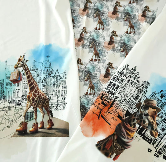 Panneau jersey Girafe