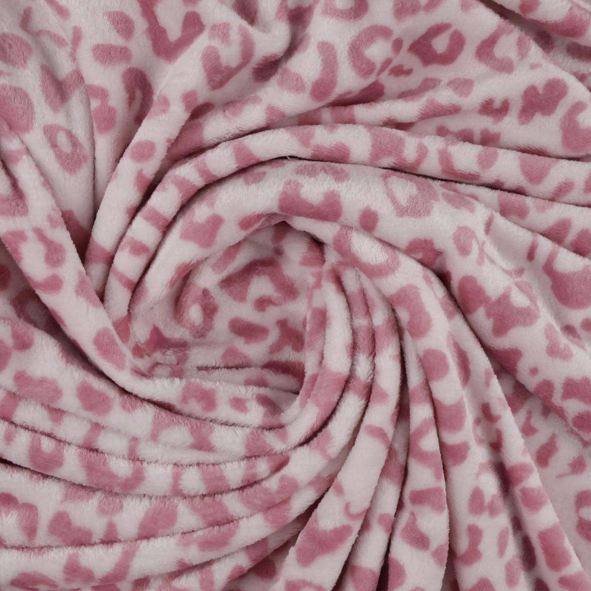 Polaire léopard rose