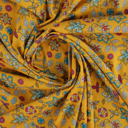 Velours milleraies floral rétro