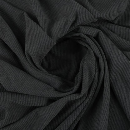 Velours côtelé noir