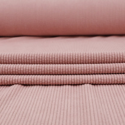 Velours côtelé vieux rose