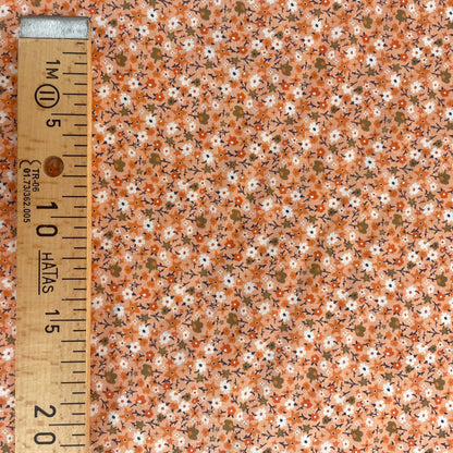 Coton fleuri orange