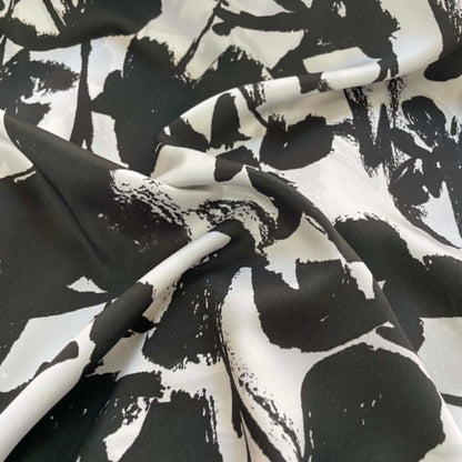Satin Noir et blanc