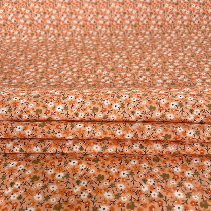 Coton fleuri orange
