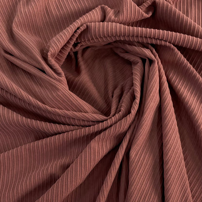 Velours côtelé vieux rose