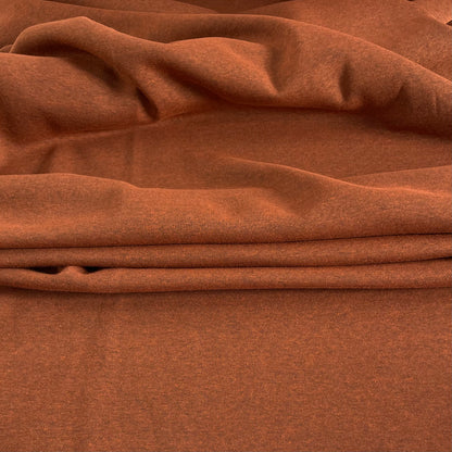 Sweat chiné rouge brique