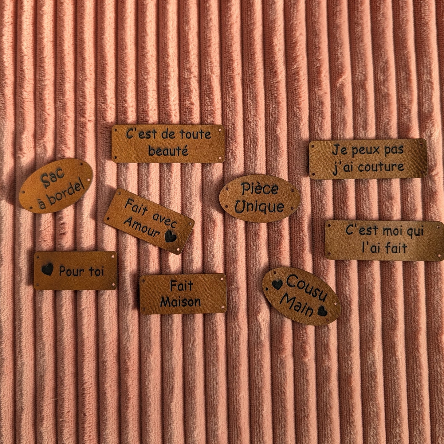 Etiquette "C'est moi qui l'ai fait"