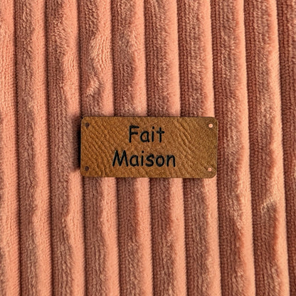 Etiquette "Fait Maison"