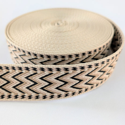 sangle chevron beige