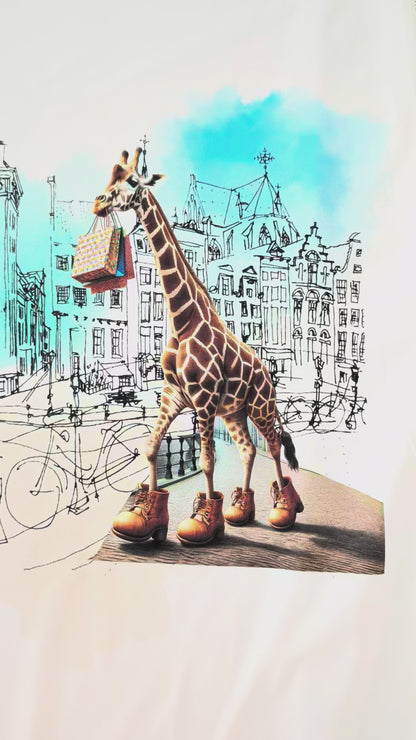 Panneau jersey Girafe