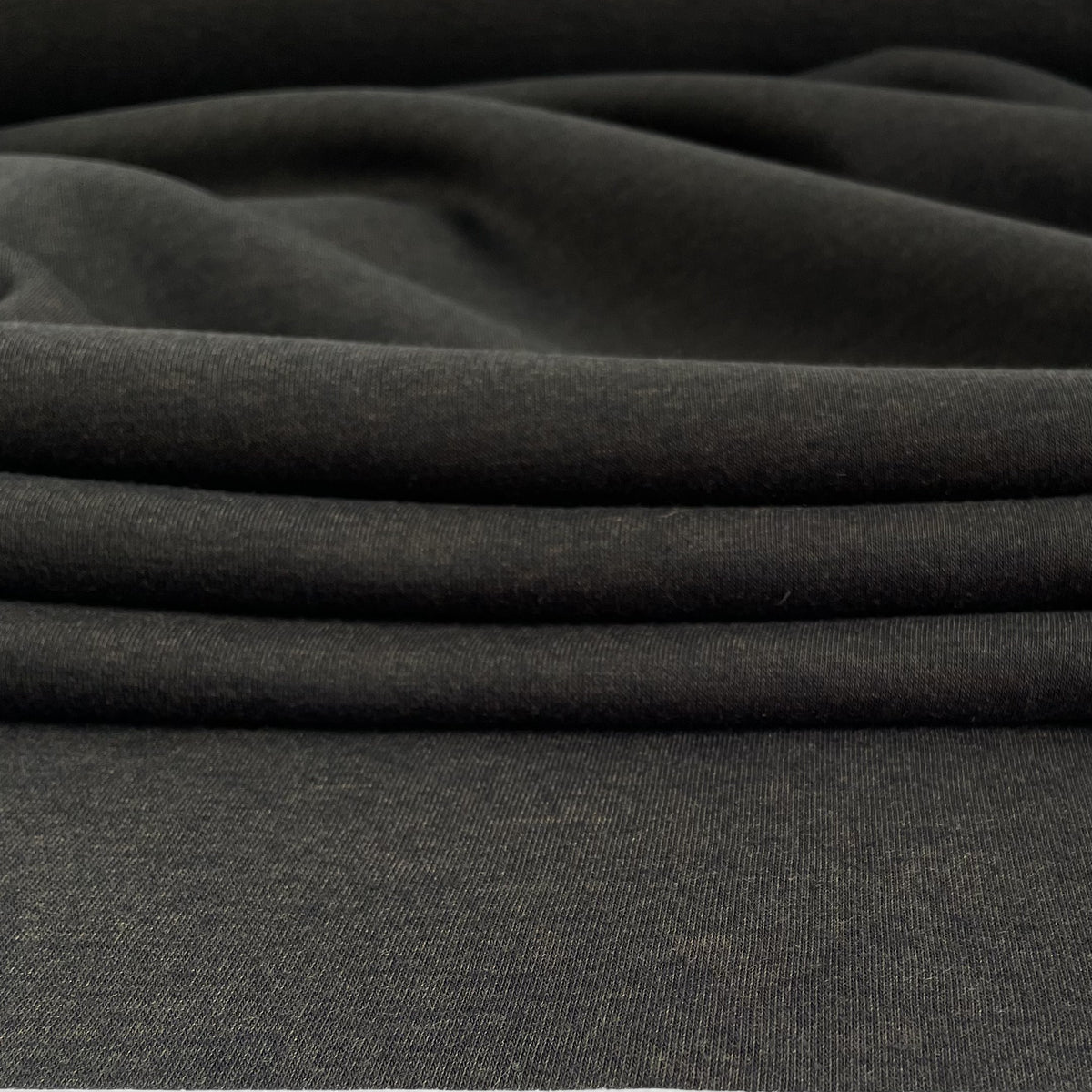 Tissu sweat chiné marron